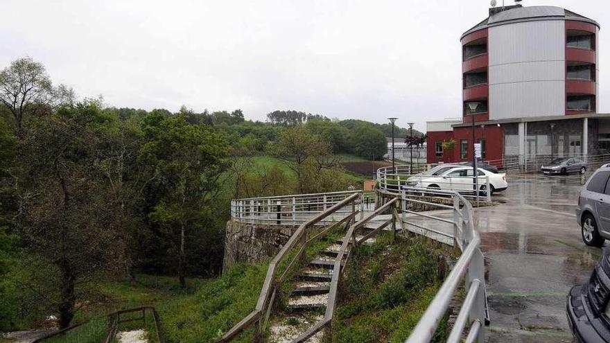 Parte de los terrenos de la 4ª fase de Lalín 2000, entre el actual parque y Filgueira. // Bernabé/Javier Lalín