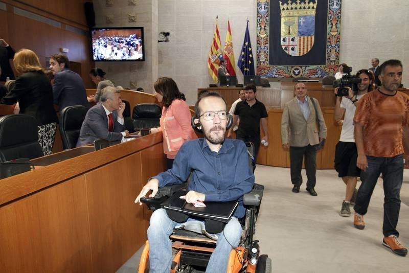 Pleno de investidura en las Cortes de Aragón