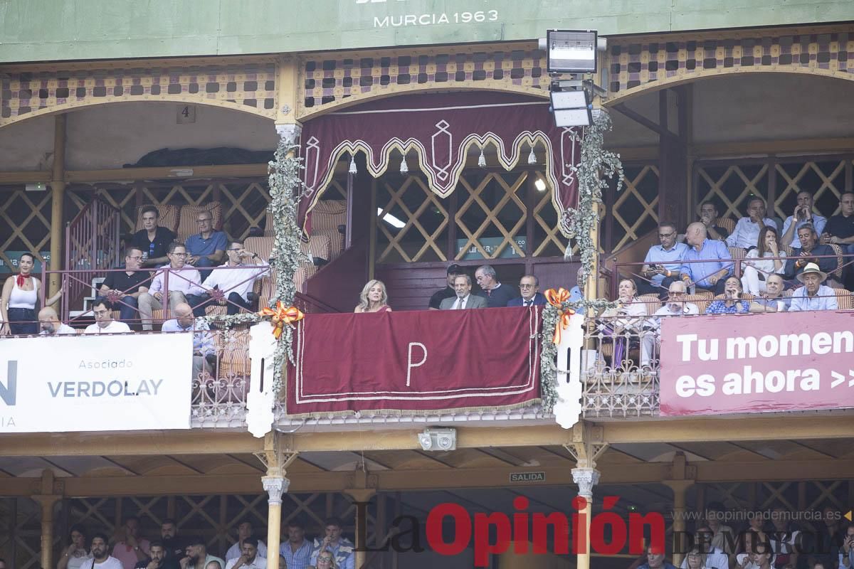 Cuarta corrida en la Feria Taurina de Murcia (Castella, Manzanares y Ureña)