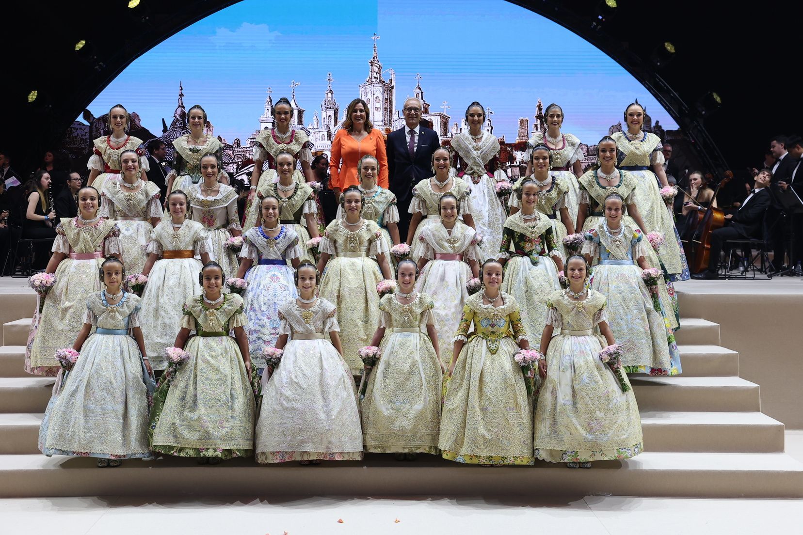 La celebración de las candidatas a Fallera Mayor de València 2026