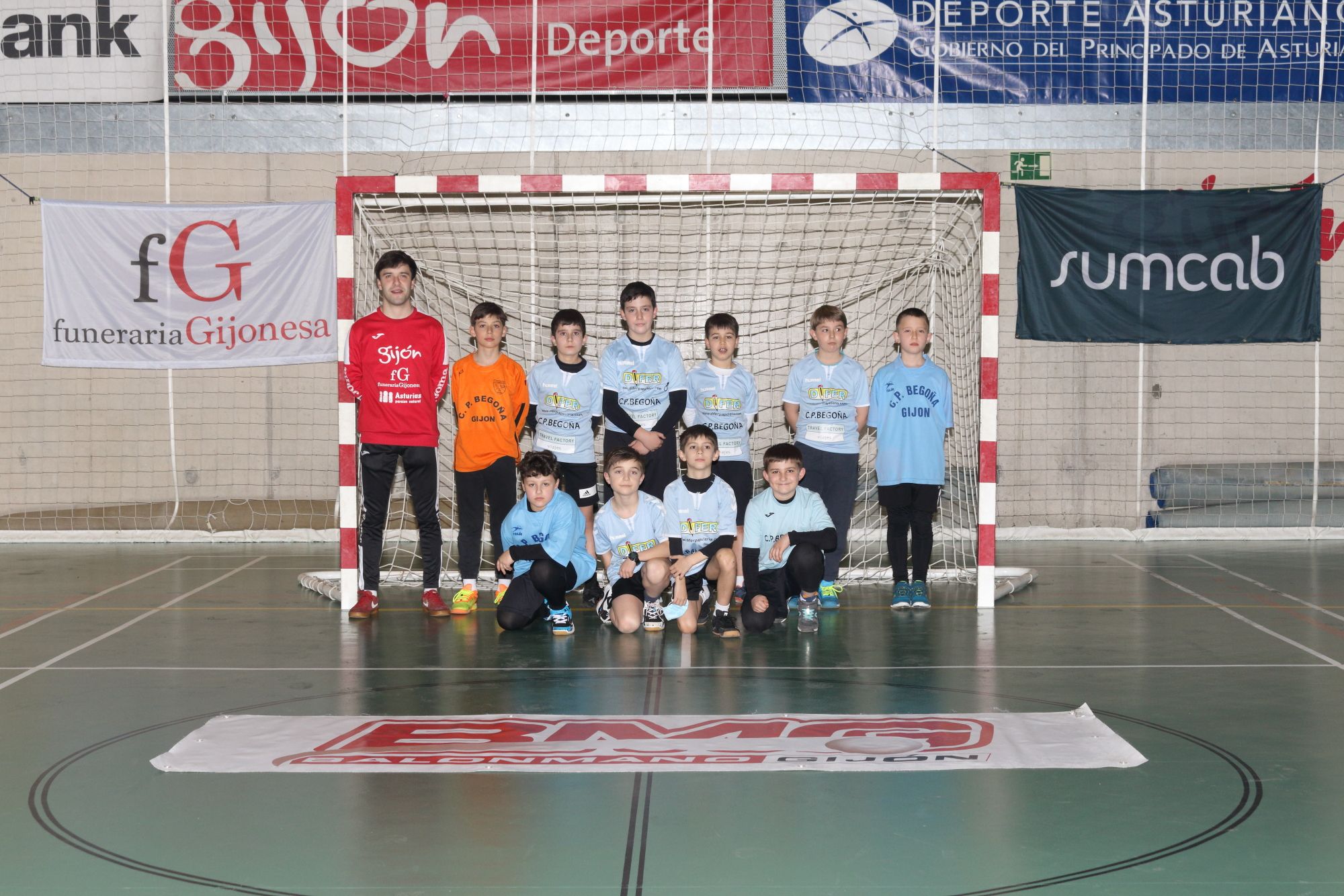 Estos son los equipos del Balonmano Gijón