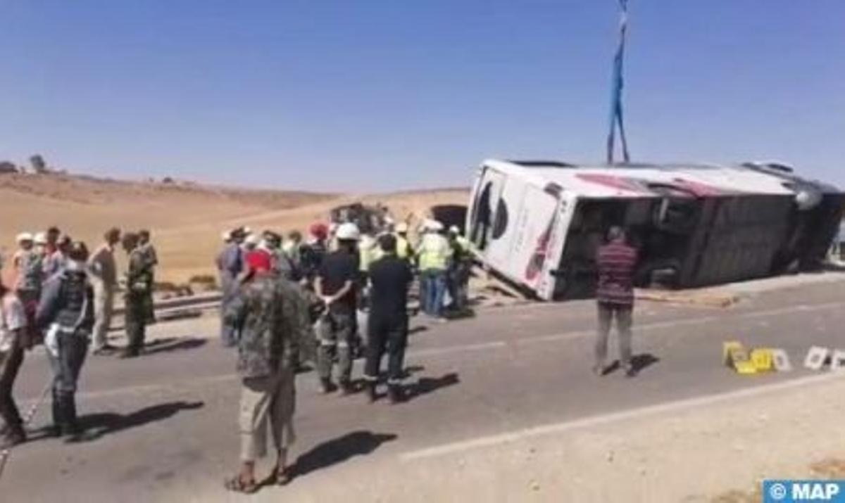 Almenys 20 morts en un accident d’autobús al Marroc Almenys 20 morts en un accident d’autobús al Marroc