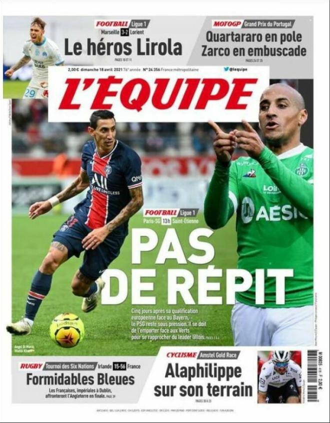 Portada LÉquipe