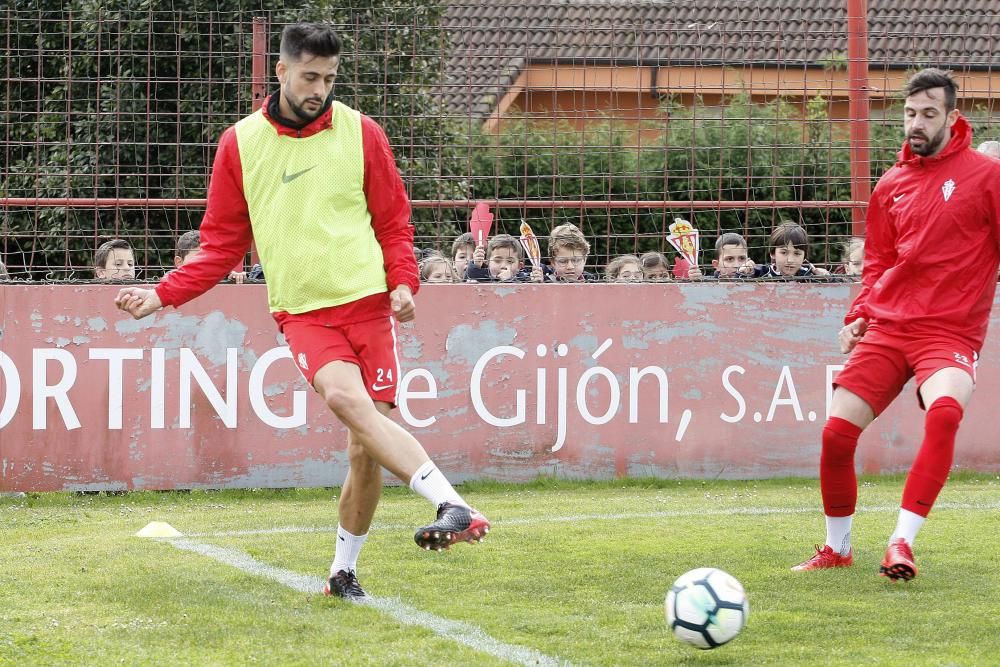 Entrenamiento del Sporting