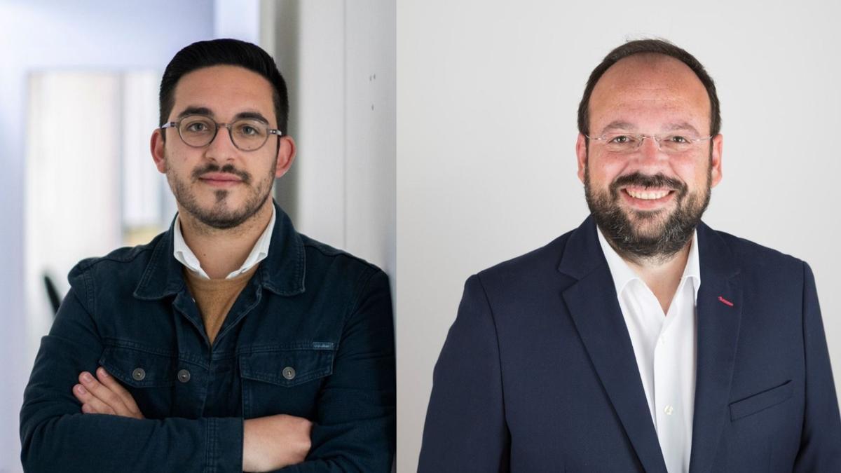 Héctor Troyano y Xavier Jorge, en una imagen de archivo; alcalde y teniente alcalde (PP y Cs)