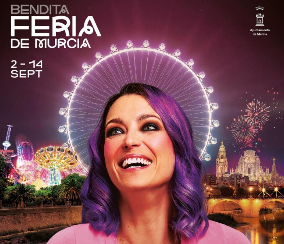 Cartel de la Feria con Raquel Sastre como protagonista