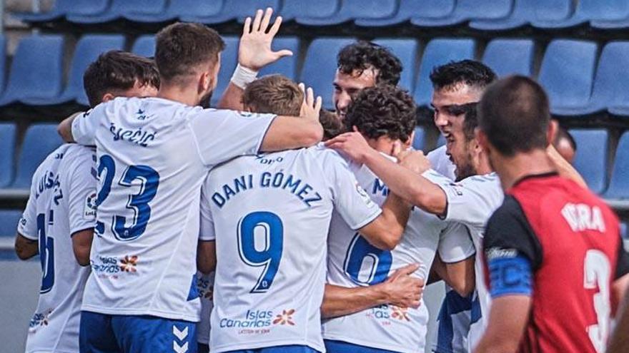 Los goles de Dani Gómez son sinónimo de victorias para el CD Tenerife