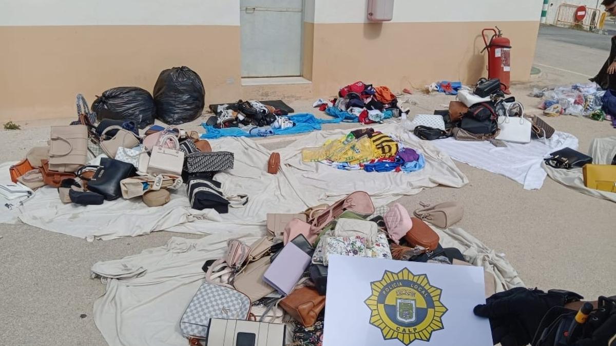 Material intervenido en la operación