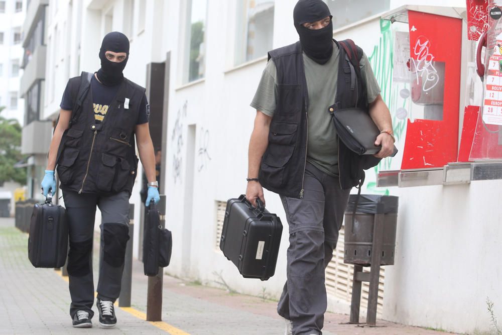 Operación antiyihadista en Sant Antoni.