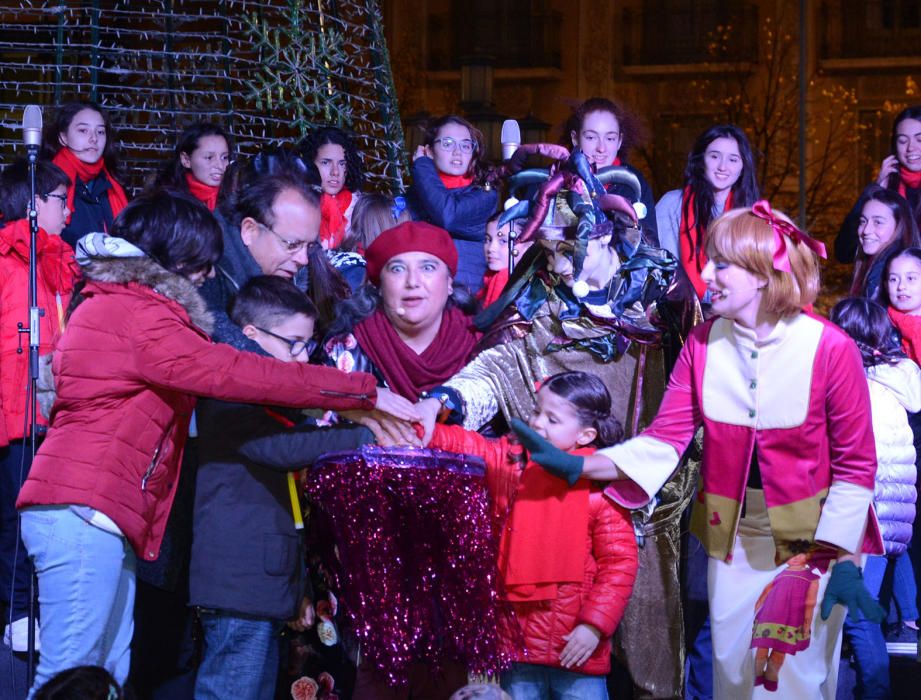 Encesa dels llums de Nadal de Figueres