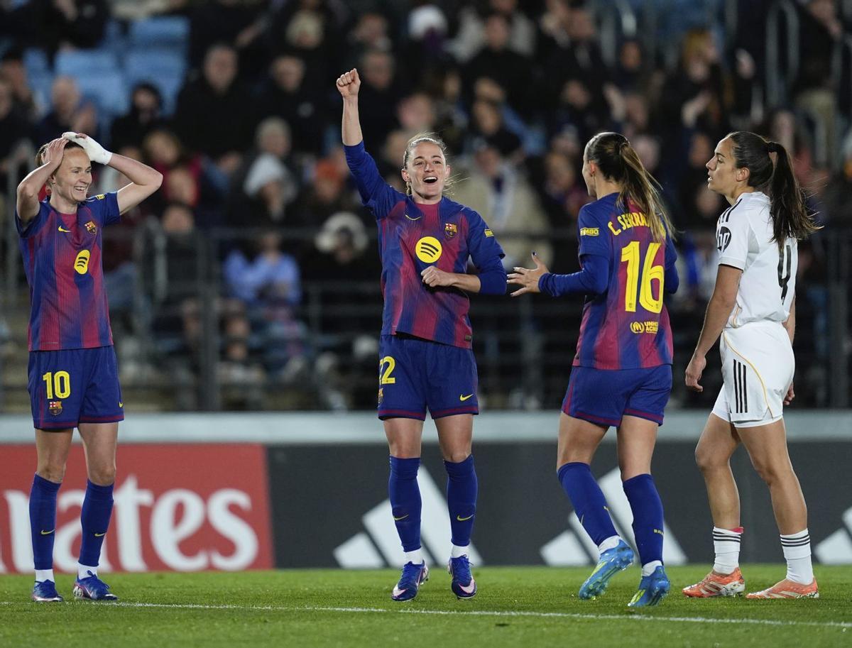 El Barça resol la Lliga a Madrid