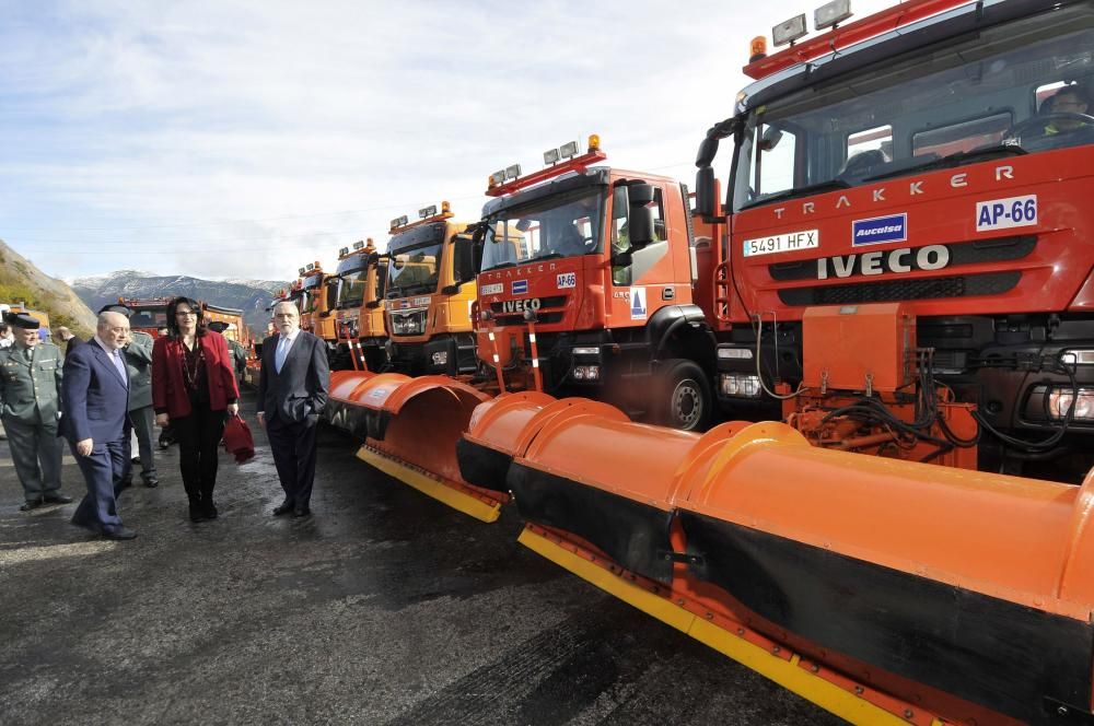 Presentación de la campaña invernal en la autopista Huerna