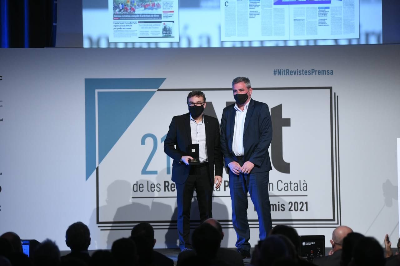Diari de Girona rep el premi com a millor publicació diària en català