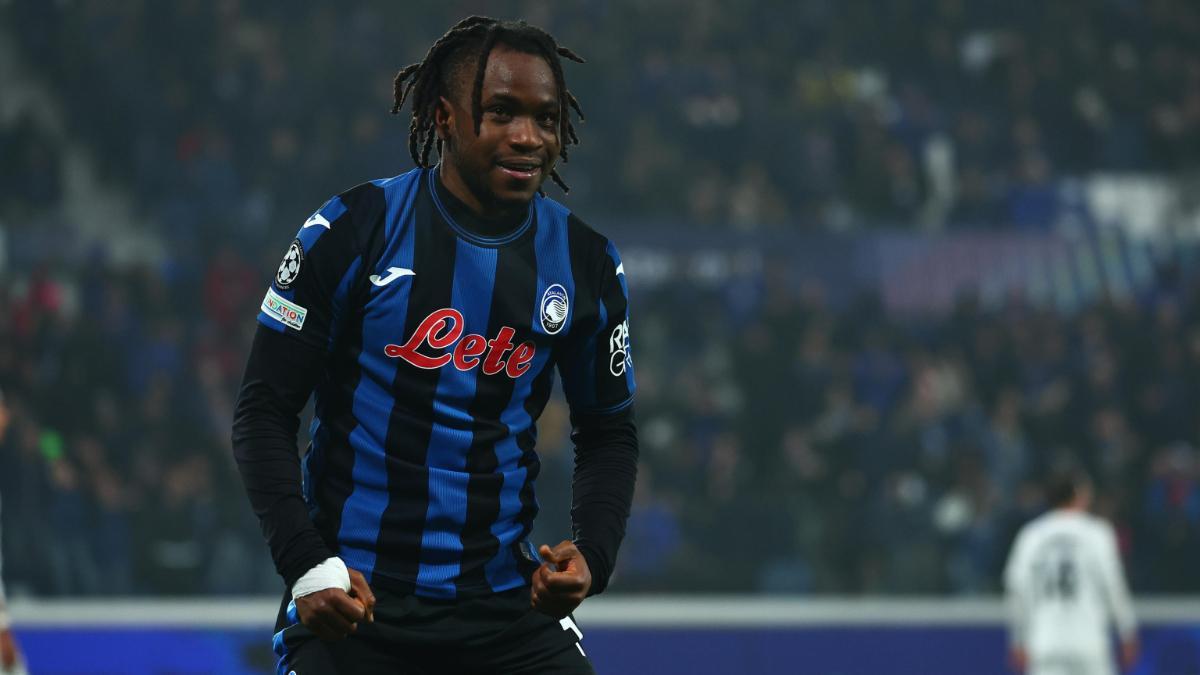 Ademola Lookman, en acción con la Atalanta