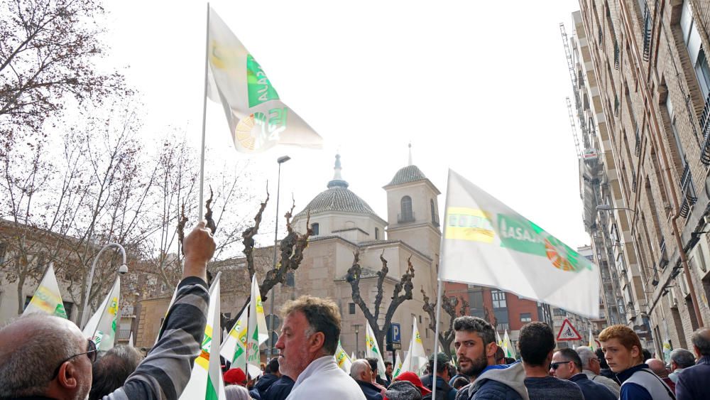 Así ha sido la manifestación de los agricultores