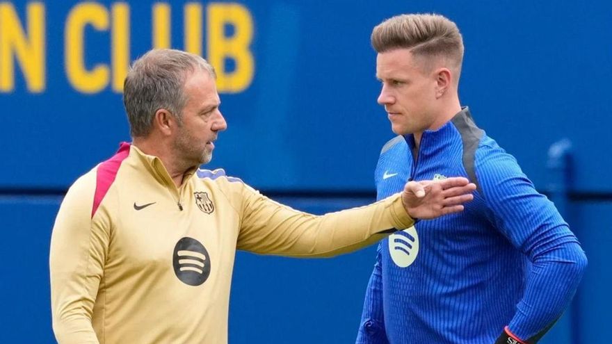 Ter Stegen desbloqueja les dades mèdiques i recupera la capitania