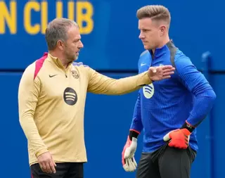 Ter Stegen i el Barça es reconcilien