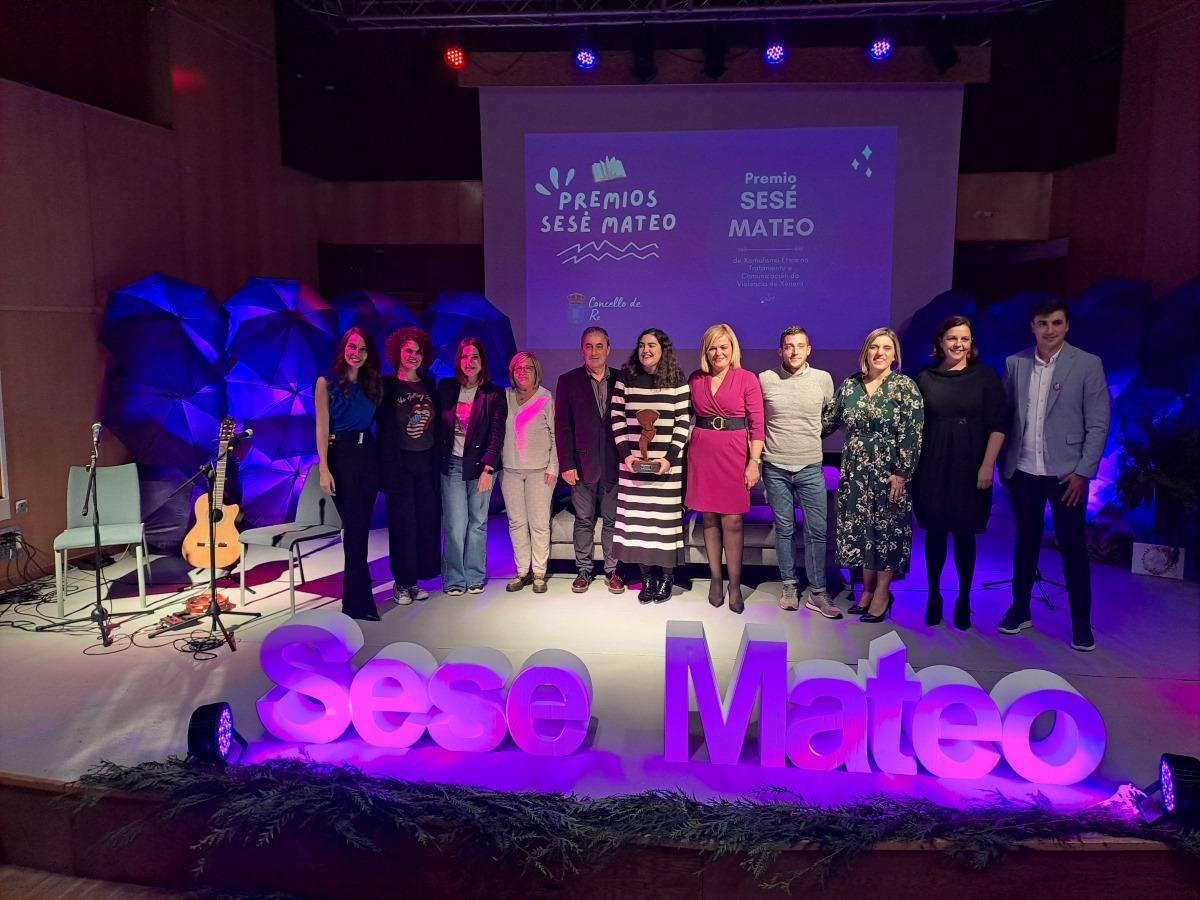 Entrega do Premio Sesé Mateo en 2023.
