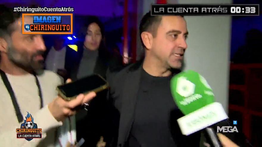 "¿Por qué te ríes?" Así salió Xavi Hernández del acto de Víctor Font