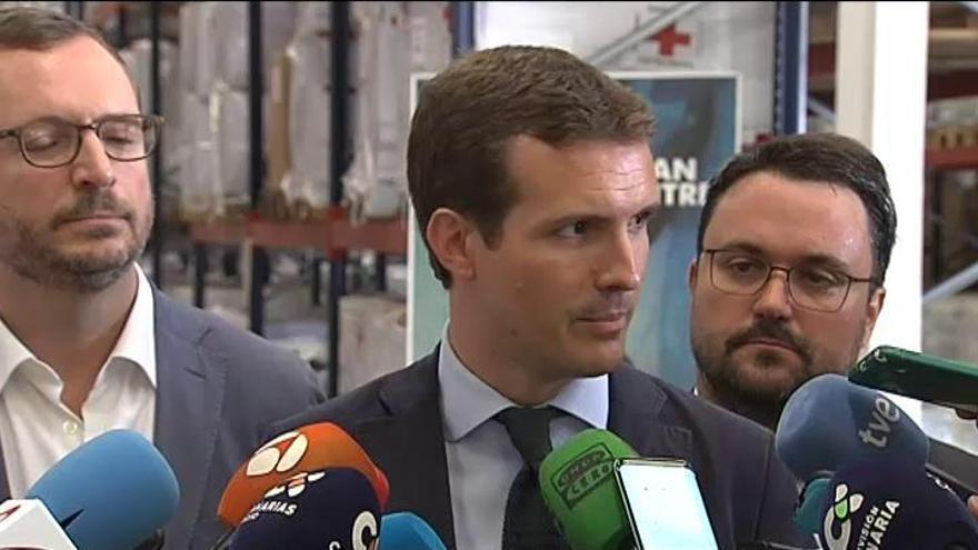 Casado recuerda que el PP no ha pedido la dimisión de Sánchez, solo una explicación