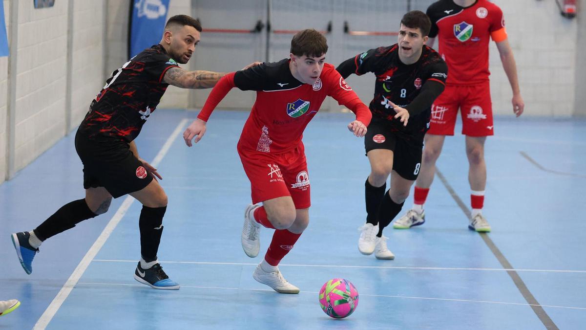 Un partido del 5 Coruña la temporada pasada en Novo Mesoiro.