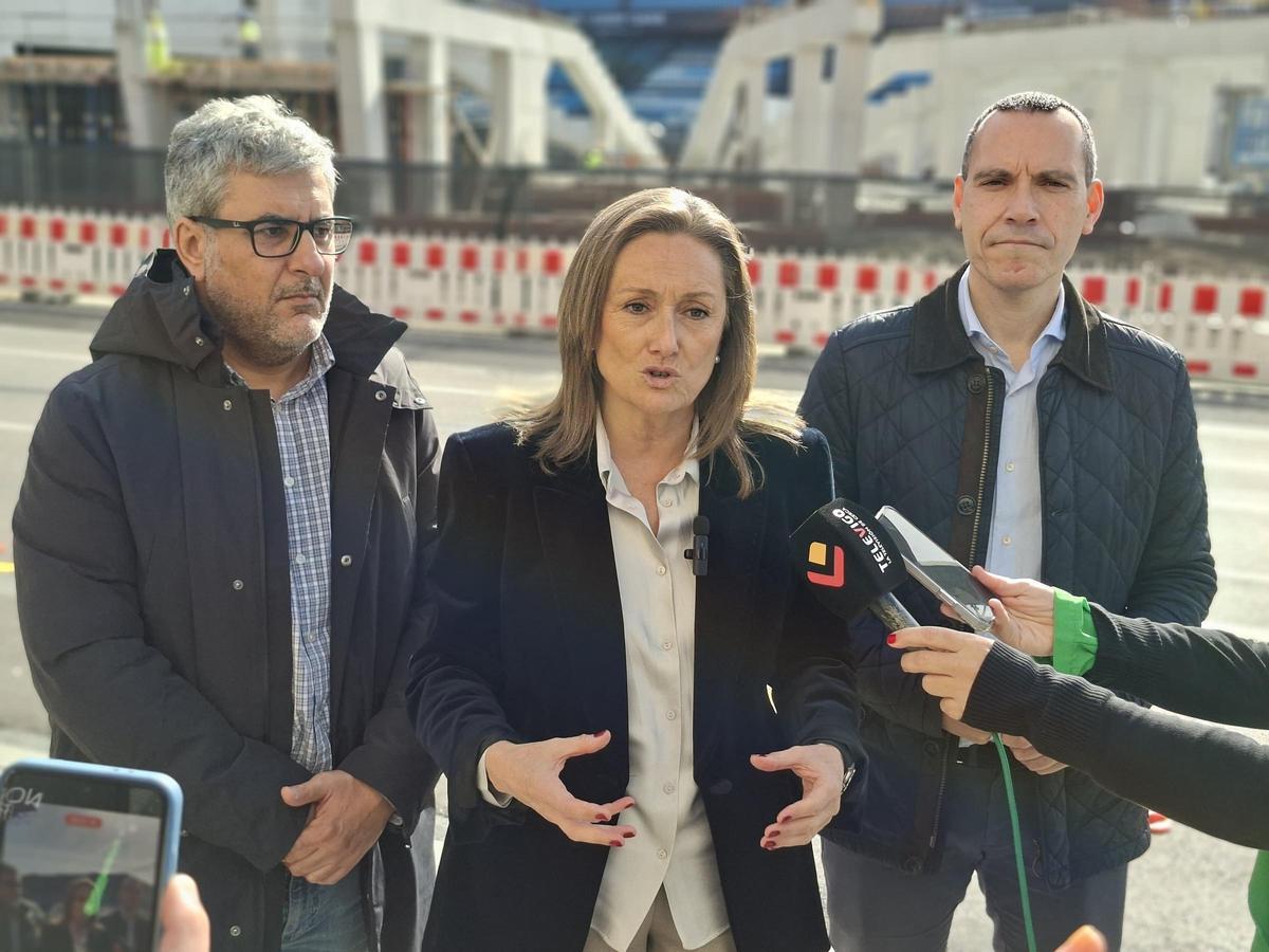 Miguel Martín, Luisa Sánchez y Fernando Abeijón.