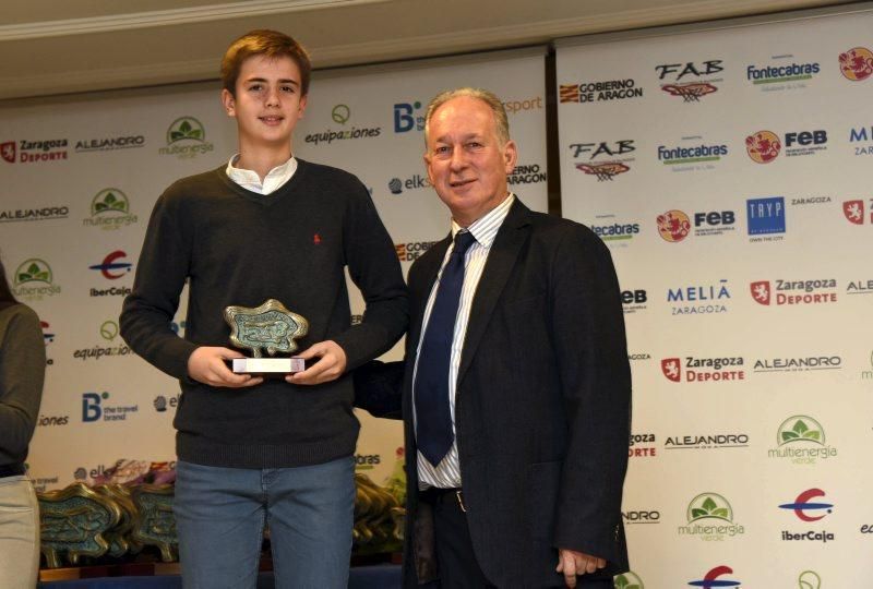 Gala anual de la Federación Aragonesa de Baloncesto