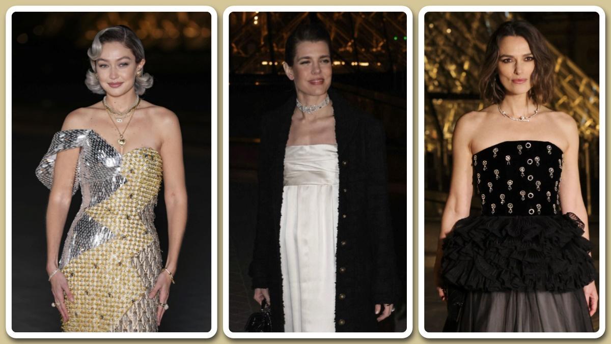 Gigi Hadid, Carlota Casiraghi y Keira Knightley, invitadas a la gran cena de gala del Louvre.