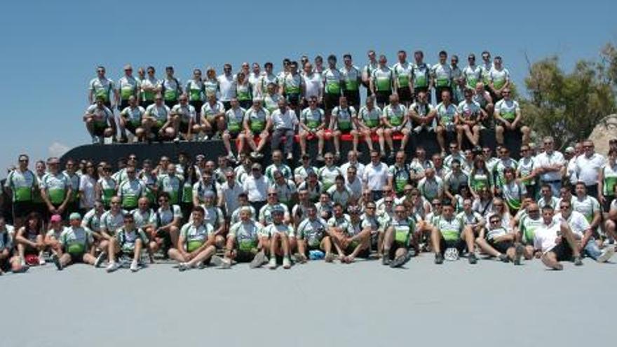 Multitudinaria marcha cicloturista del Grupo Orenes por Cartagena