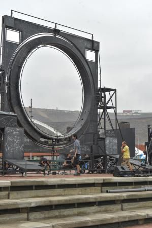 Escenarios del Temudas en la Plaza de la Música