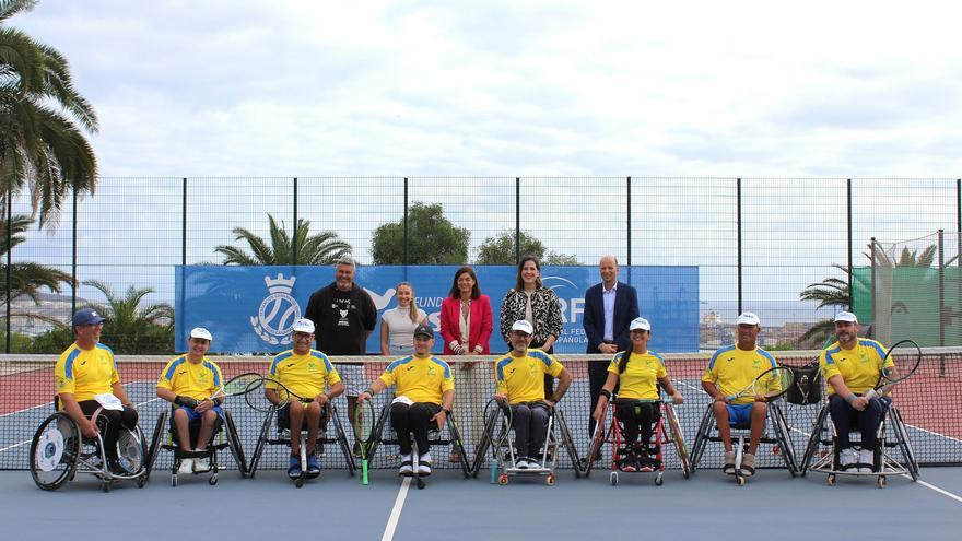 La Federación Canaria de Tenis y Fundación DISA impulsan el tenis en silla de ruedas