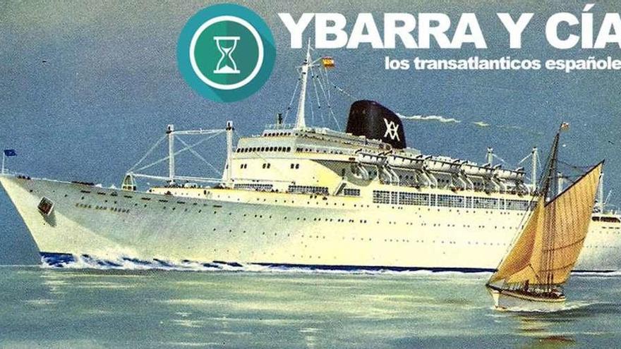 Imagen publicitaria del crucero &quot;Cabo San Roque&quot;, uno de los buques que cubría la línea con Vigo. // FdV