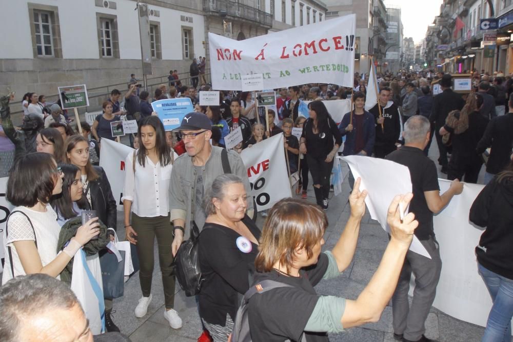 Marchas contra la reválida desde los institutos