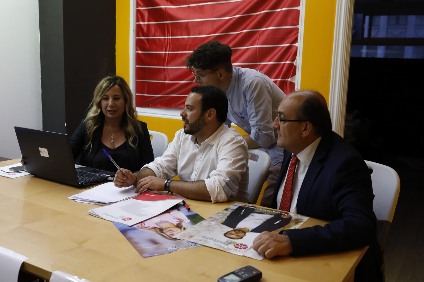 Candidatos de Zamora Sí en la noche electoral de las elecciones generales 2023.jpeg