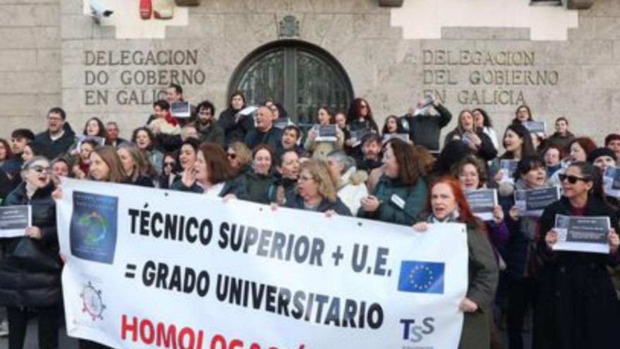 Imagen de la protesta.  | |  I. L.