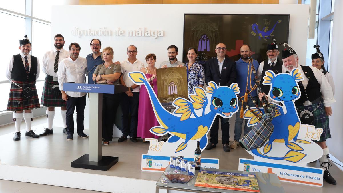 Presentación de las jornadas Douglas' Days de Teba, que se celebran del 22 al 25 de agosto.