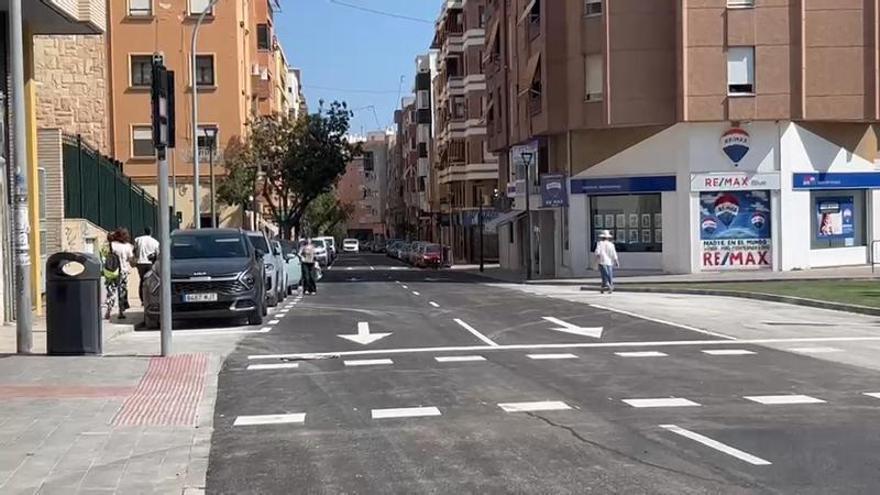 La avenida de los Condes de Soto Ameno, abierta al tráfico tras las obras que comenzaron en enero
