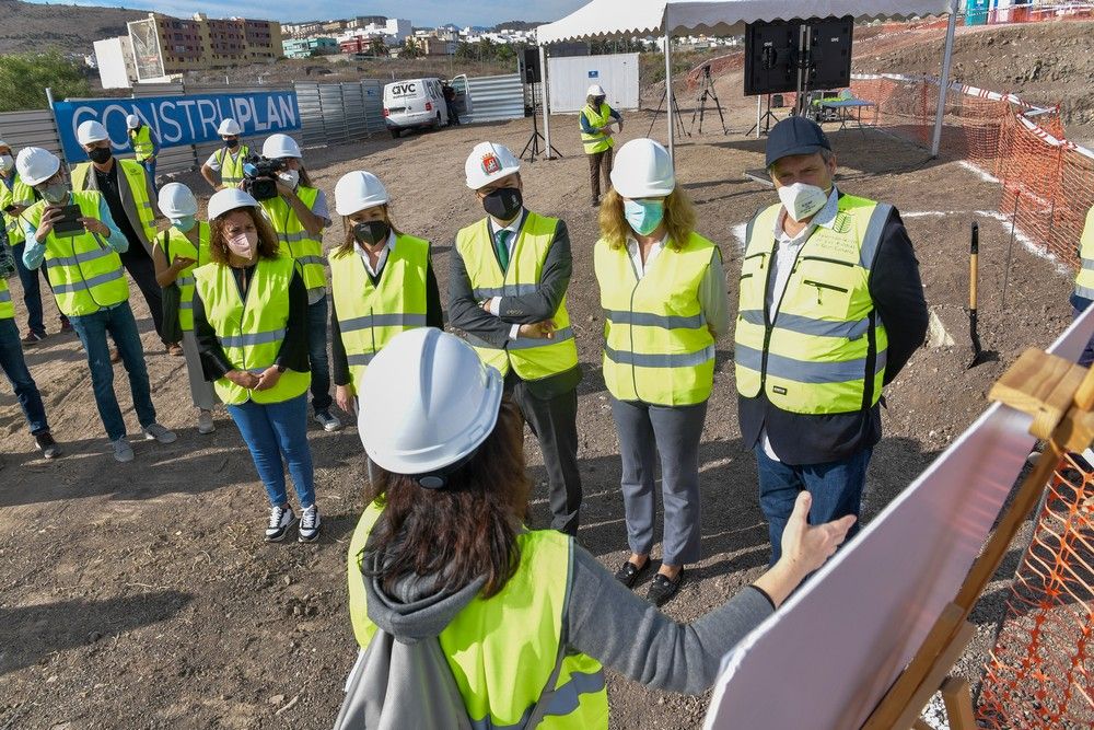 Construcción del último edificio del Área de Regeneración y Renovación Urbana (ARRU) de Tamaraceite