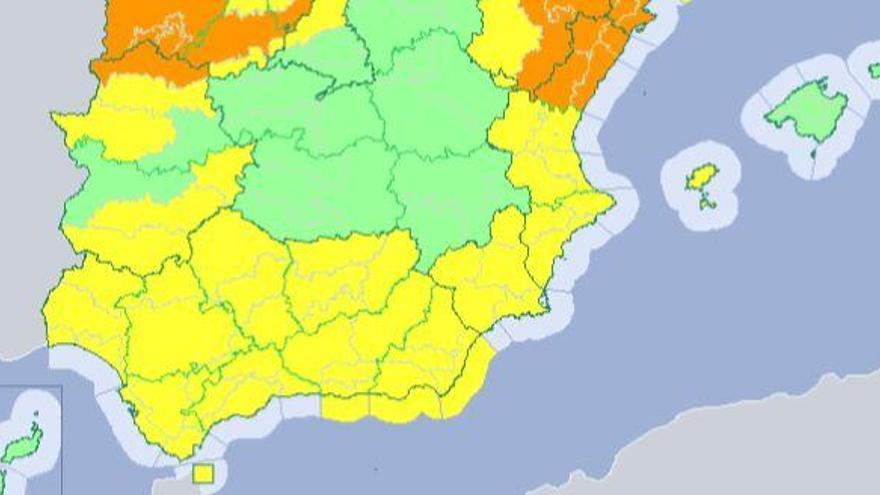 El ciclón Leslie pone en alerta amarilla a la Región de Murcia este domingo