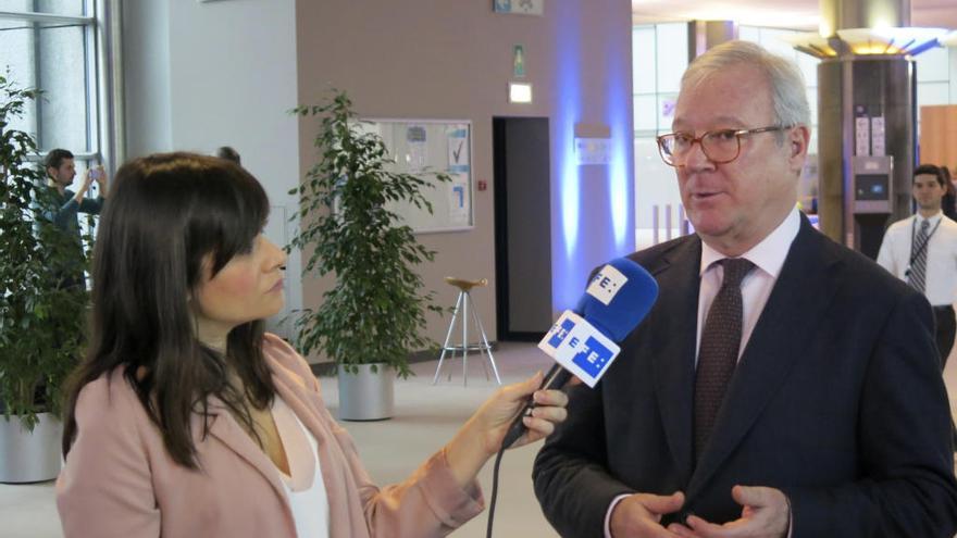 Ramón Luis Valcárcel, recién reelegido vicepresidente del Parlamento Europeo (PE).