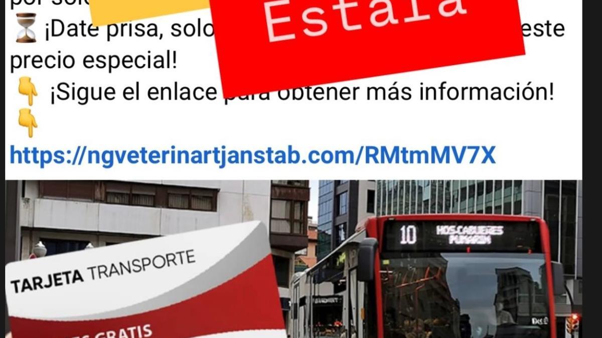 Falsa campaña de descuentos.