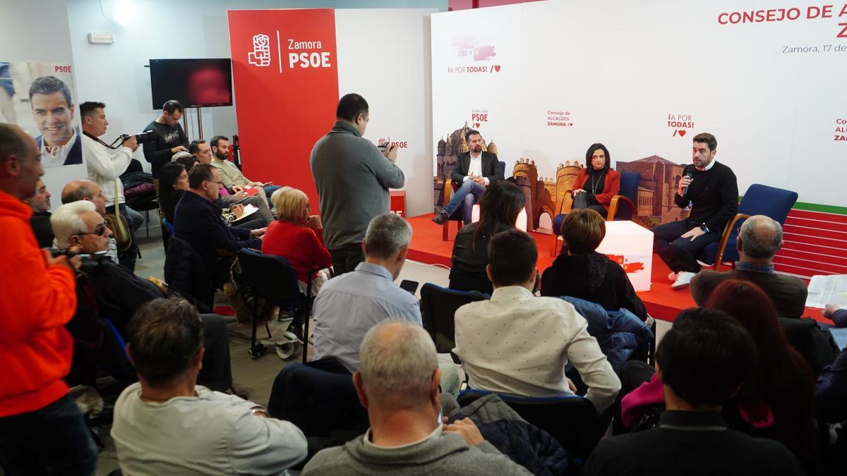 Reunión del consejo de alcaldes del PSOE