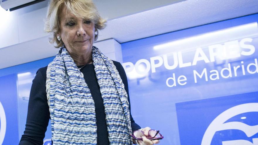 Esperanza Aguirre deixa per sorpresa el PP de Madrid per la corrupció al partit