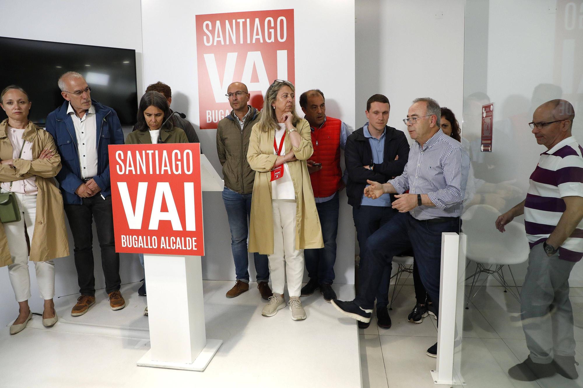 A noite electoral do BNG de Santiago en imaxes