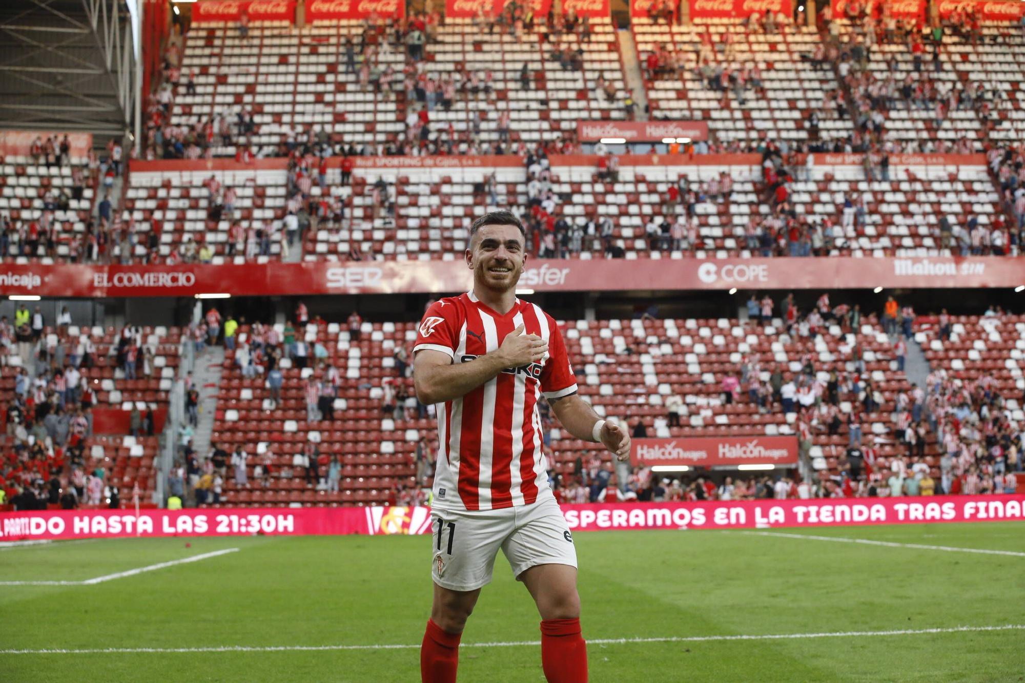 Derbi asturiano: las imágenes del partido entre el Sporting y el Oviedo en El Molinón
