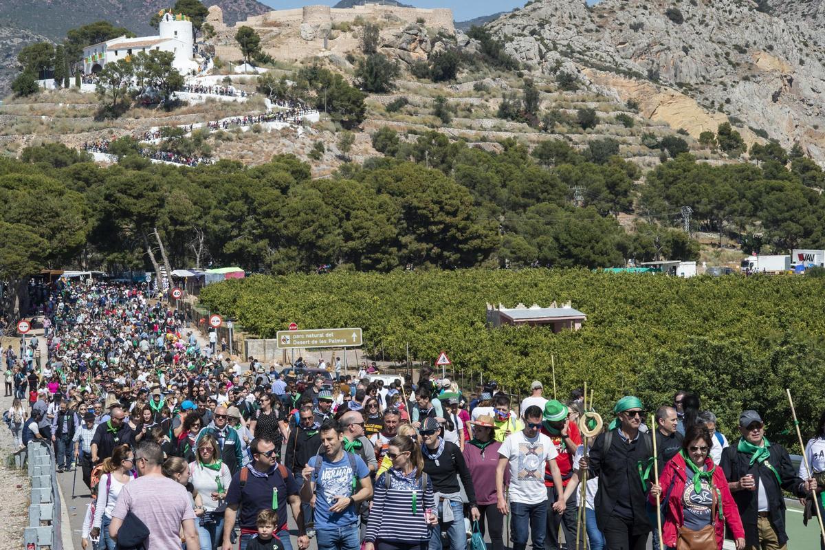 Imagen de la tradicional Romeria a la Ermita de la Magdalena.