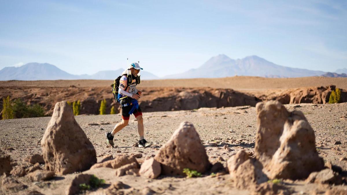 Jesús Gellida, durante su reto