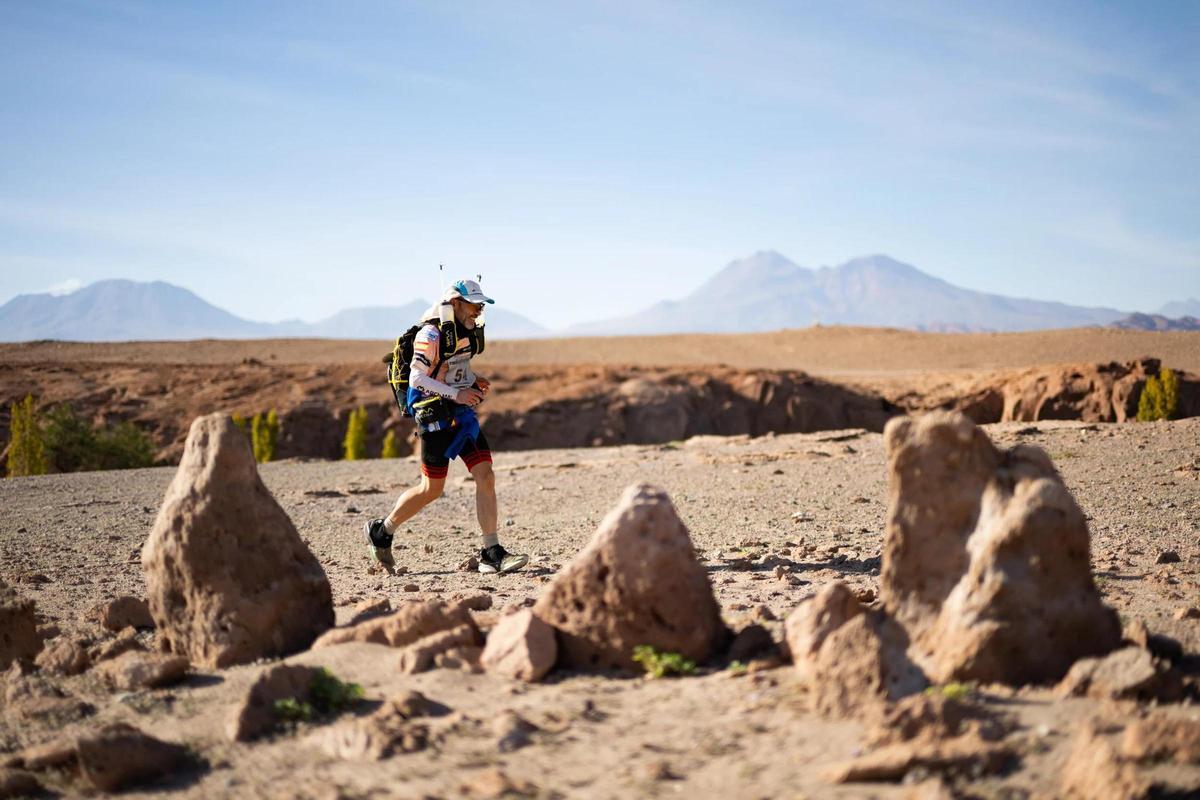 Jesús Gellida, durante su reto