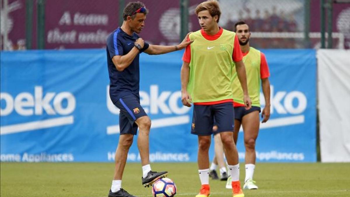 Sergi Samper tiene muy claro lo que piensa Luis Enrique