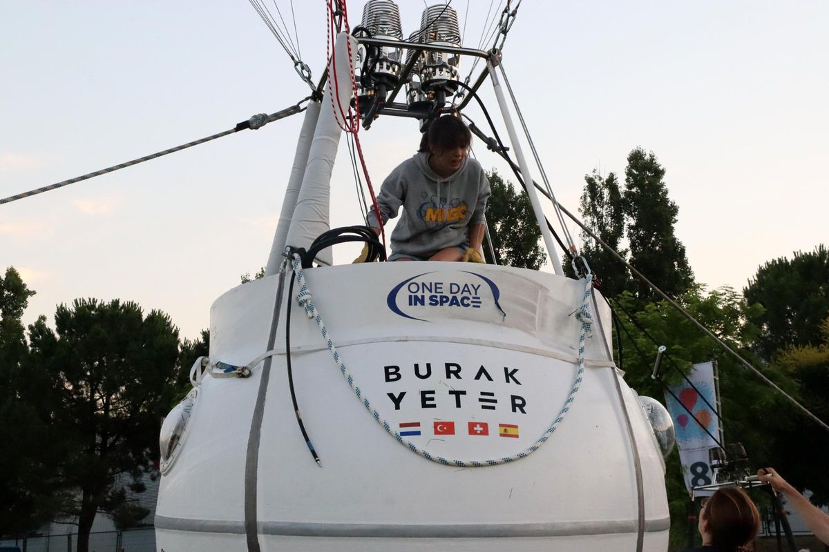 La Càpsula Aerostàtica Espacial que s'ha presentat a l'European Balloon Festival